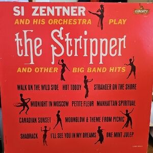 V044. Liberty Red Vinyl Record - Si Zentner 'The Stripper'